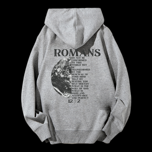 Romans 12:2 Drawstring Hoodie