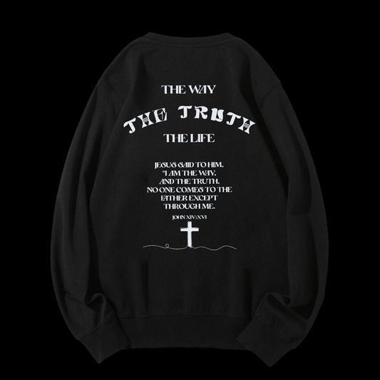 The Way The Truth The Life Crewneck Sweatshirt