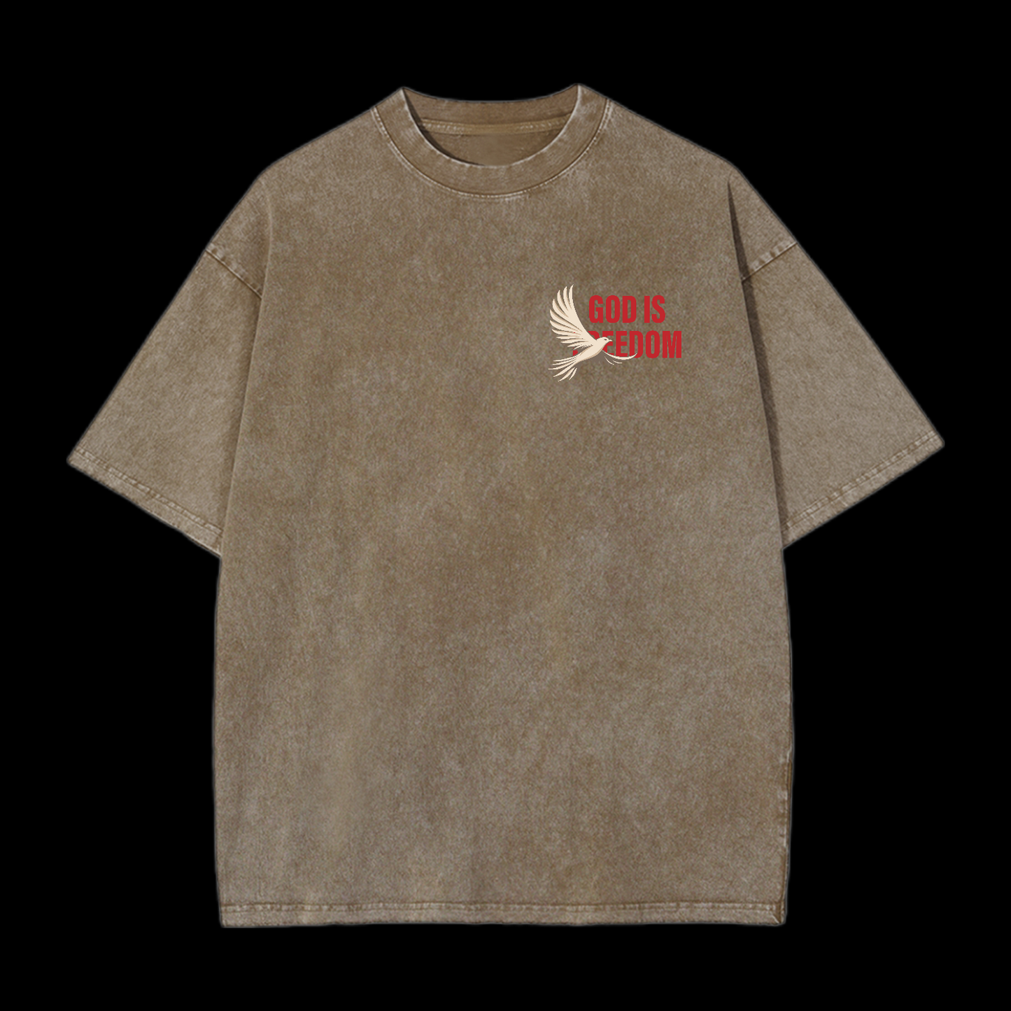 God Is Freedom Washed T-Shirt