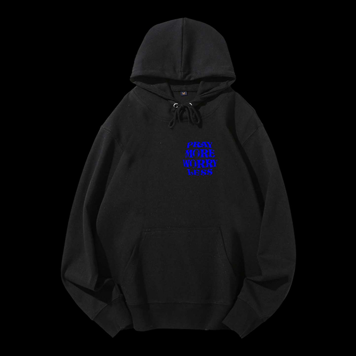 Pray More Worry Less Drawstring Hoodie