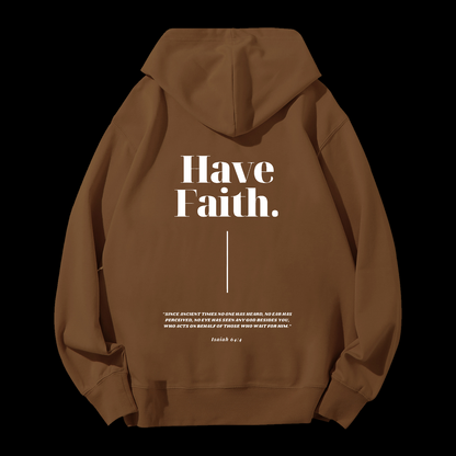 Have Faith Drawstring Hoodie