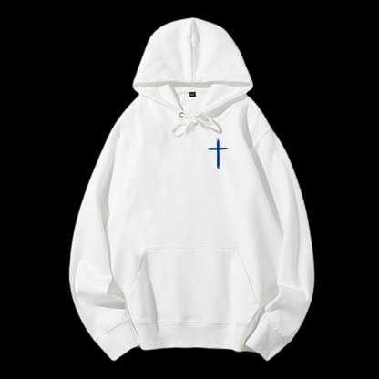 Jesus Died For Me Now I Live For Him  Drawstring Hoodie