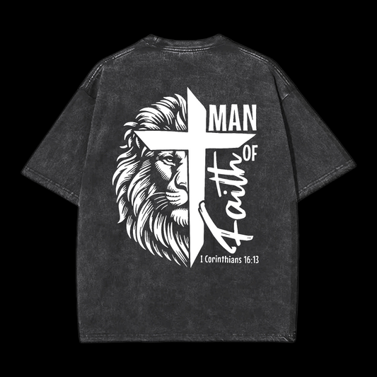 Faith Of Man Washed T-Shirt