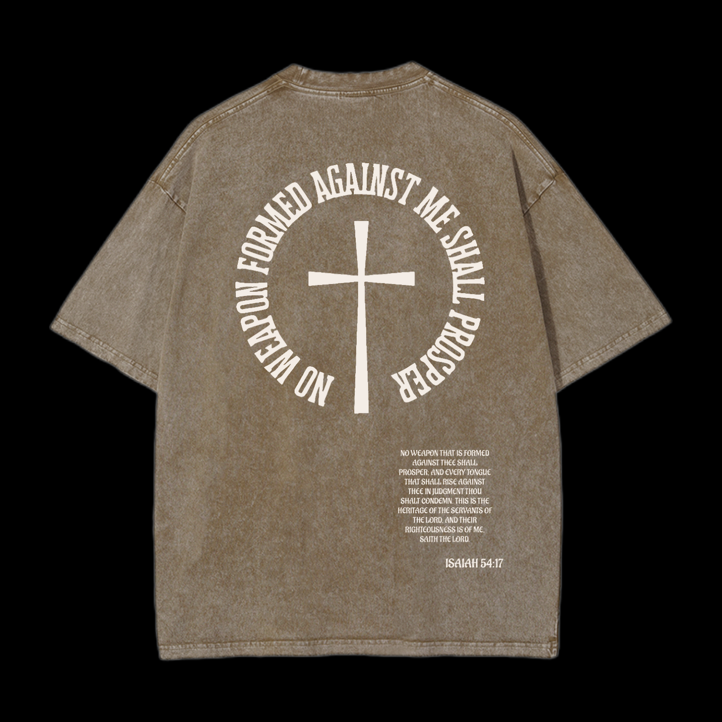 No Weapon Forged Against You Washed T-Shirt