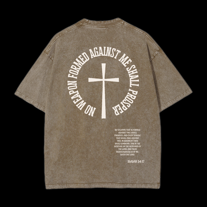 No Weapon Forged Against You Washed T-Shirt