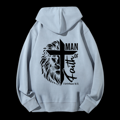 1 Corinthians 16:13 Drawstring Hoodie