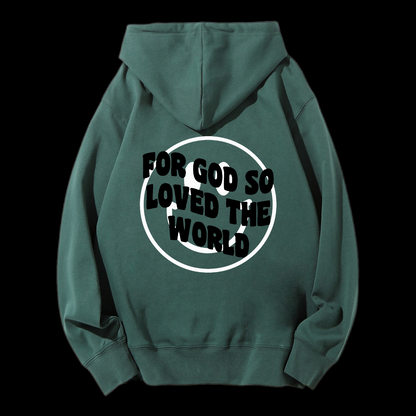 For God So Loved The World Drawstring Hoodie