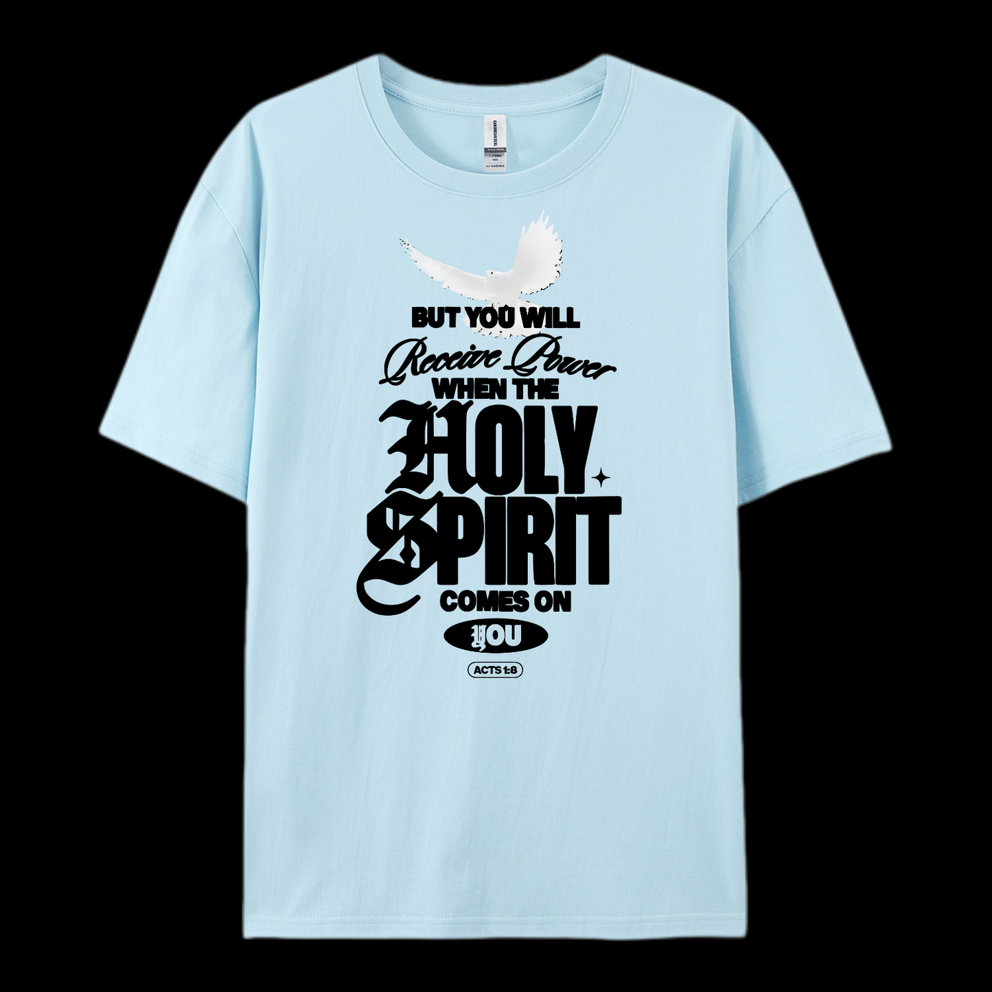 Holy Spirit Comes On Cotton T-Shirt