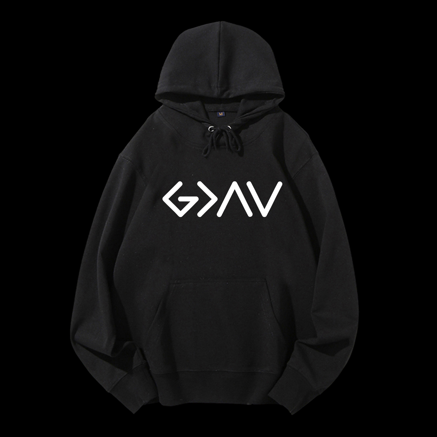 God is Greater Than the Highs and Lows Drawstring Hoodie