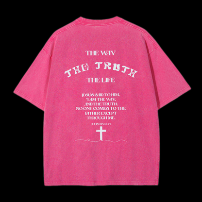 The Way The Truth The Life Washed T-Shirt