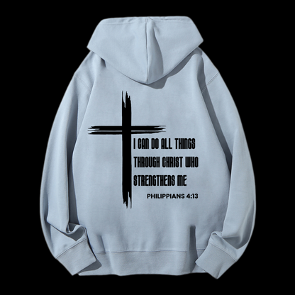 I Can Do All Things Drawstring Hoodie