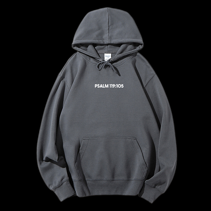 Psalm 119:105 Drawstring Hoodie
