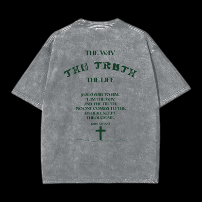 The Way The Truth The Life Washed T-Shirt