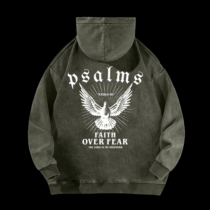 Faith Over Fear Washed Hoodie