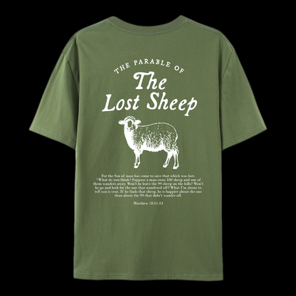 The Parable Of The Lost Sheep Cotton T-Shirt