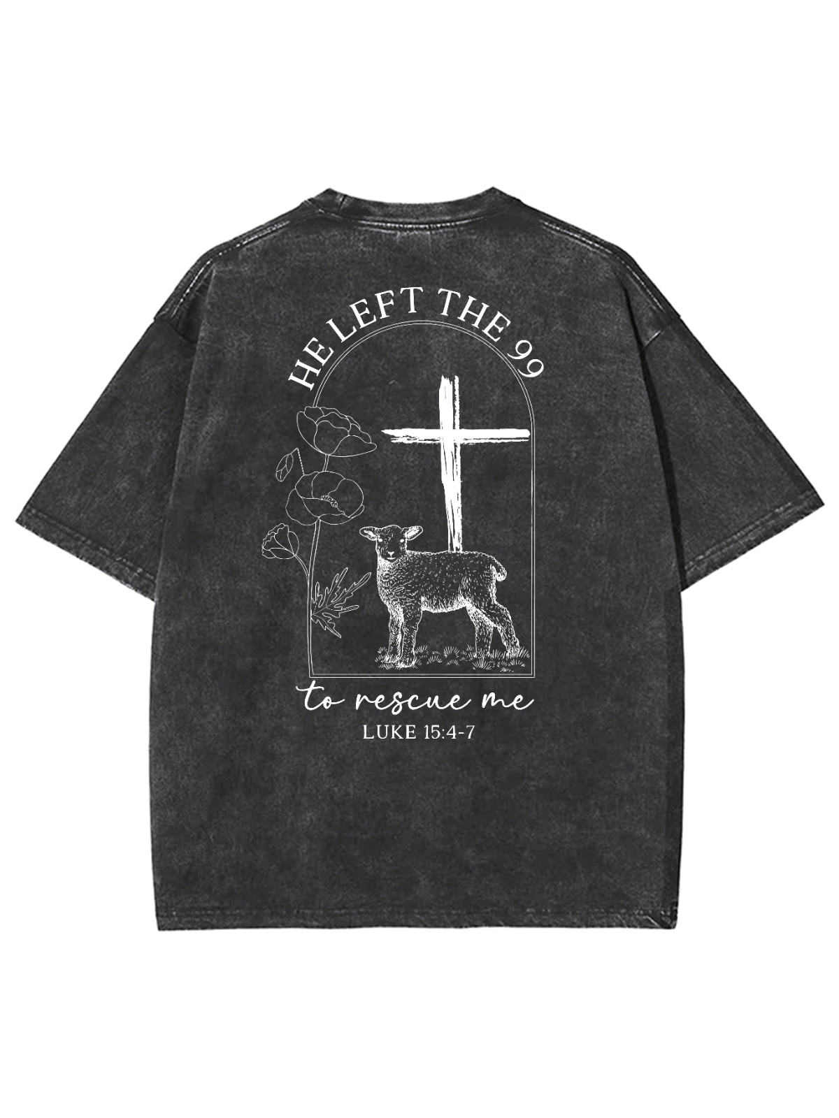 He Left The 99 To Find Me Unisex Washed T-Shirt
