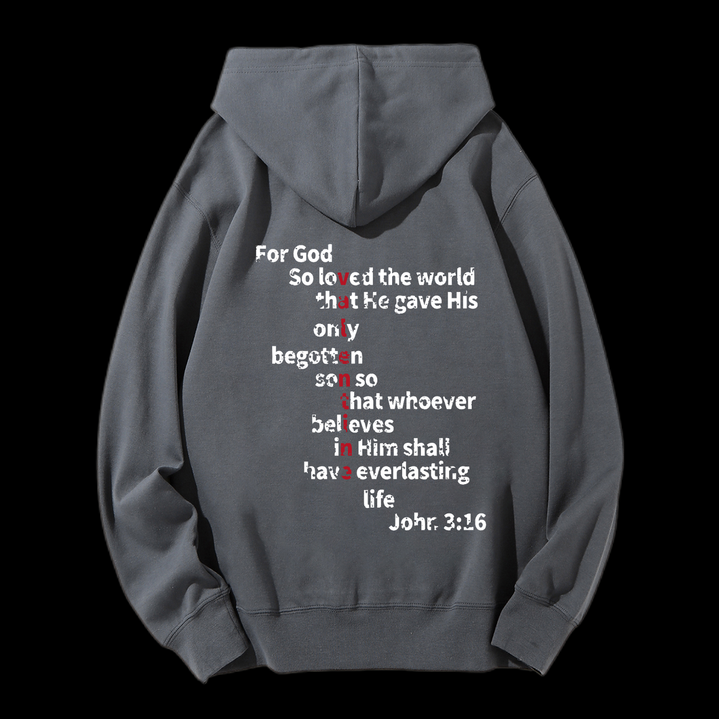 John 3:16 Drawstring Hoodie