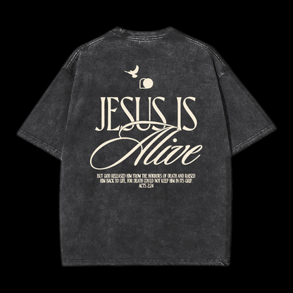 Jesus Is Alive Washed T-Shirt