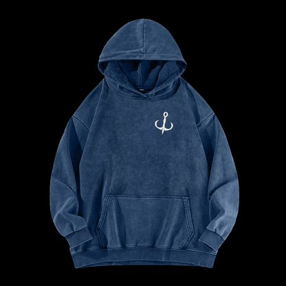 Jesus Made Me A Fisher Of Man Washed Hoodie