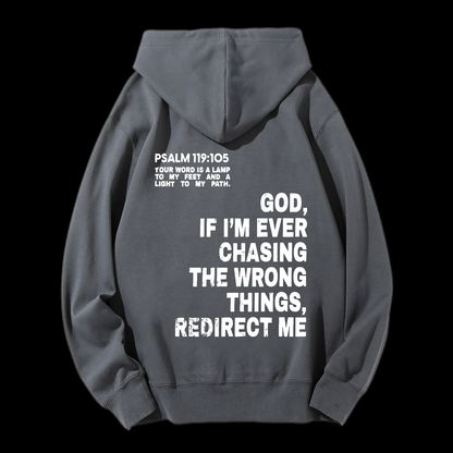 Psalm 119:105 Drawstring Hoodie