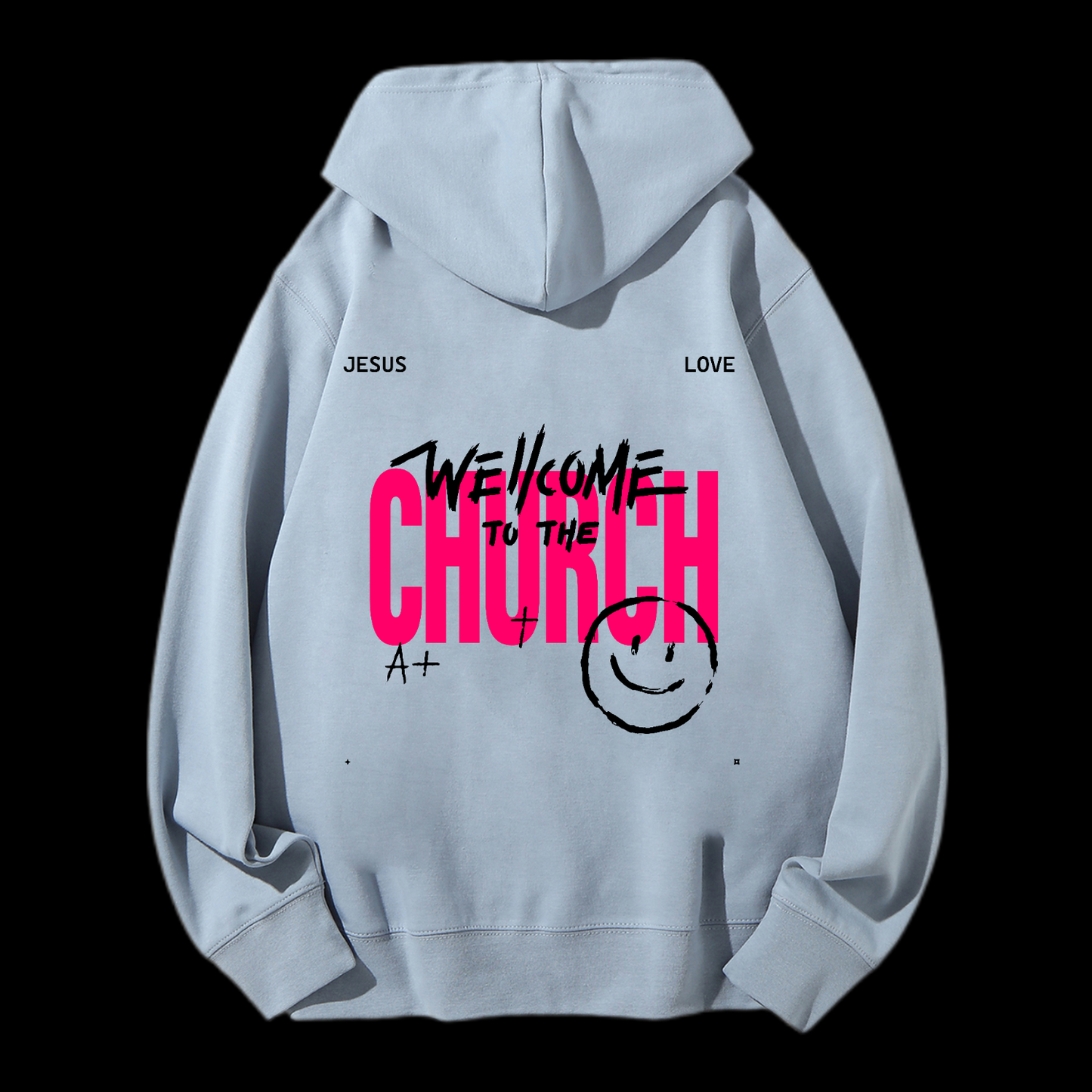 Welcome To The Church Drawstring Hoodie