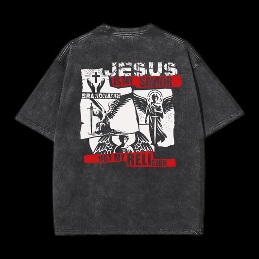 Jesus Is My Savior Washed T-Shirt