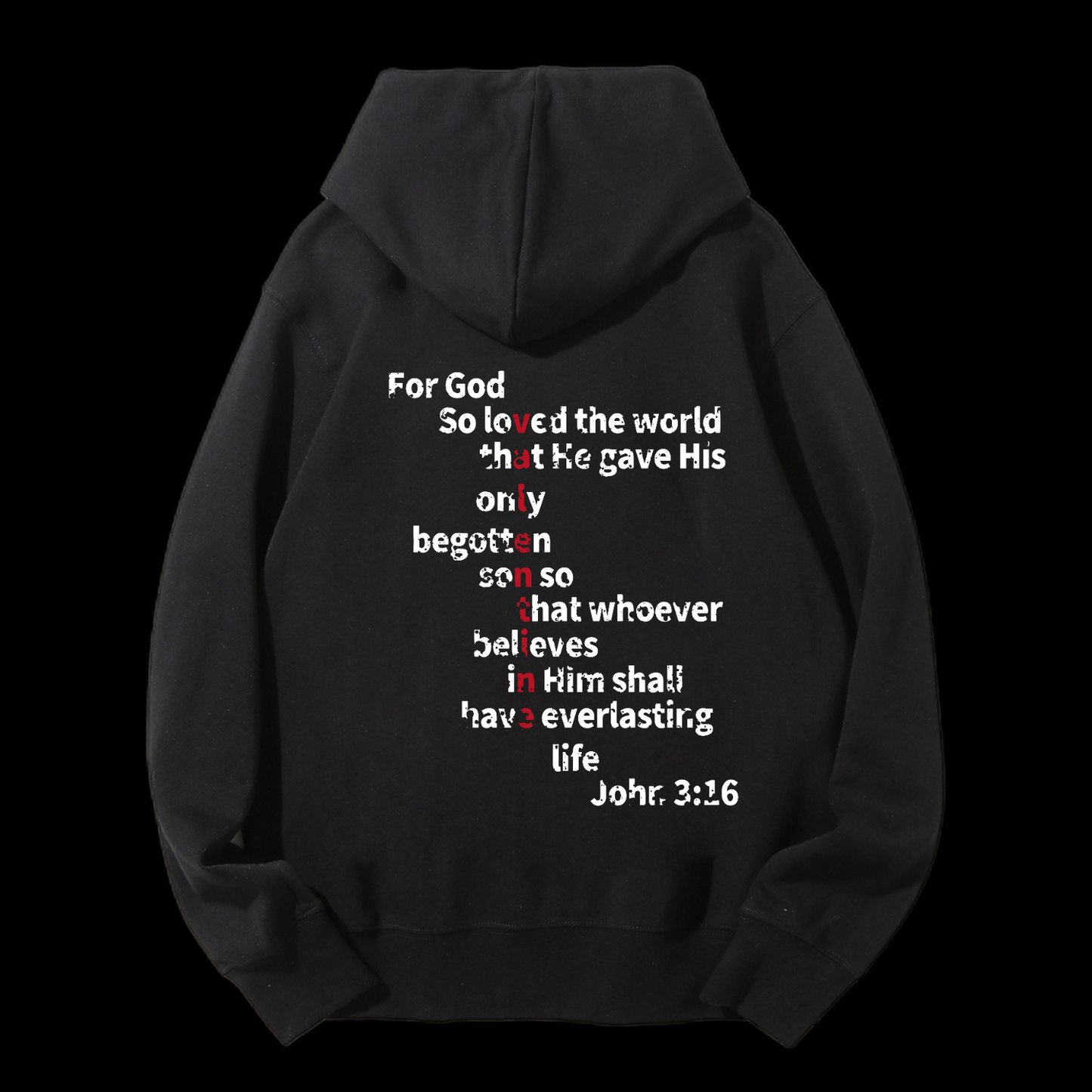 John 3:16 Drawstring Hoodie
