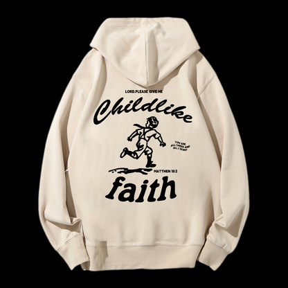 Childlike Drawstring Hoodie