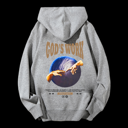 God's Work Psalm 139:14 Drawstring Hoodie