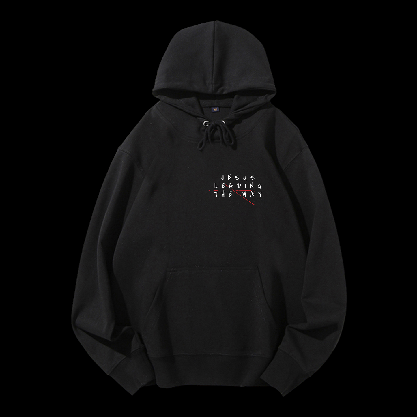 Jesus Leading The Way Drawstring Hoodie