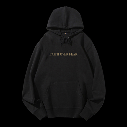 Faith Over Fear Drawstring Hoodie