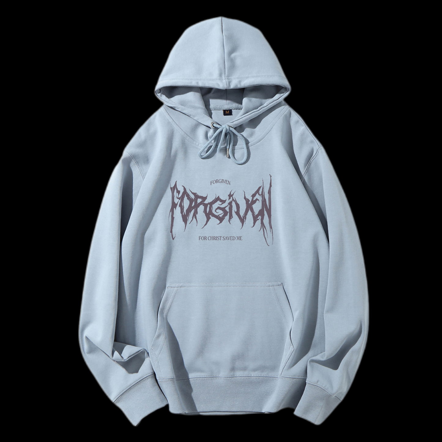Forgiven For Christ Saved Me Drawstring Hoodie